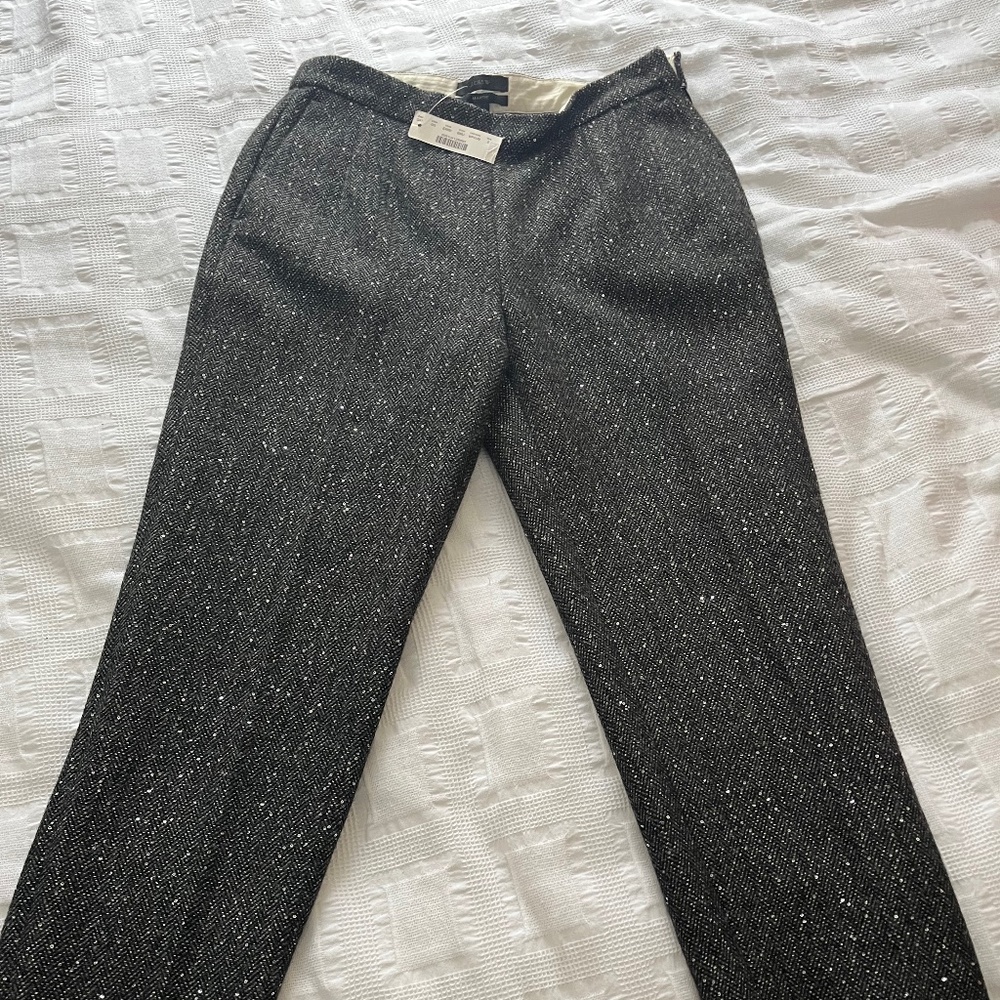 JCrew NWT Wool Ankle Trouser Pant (O)